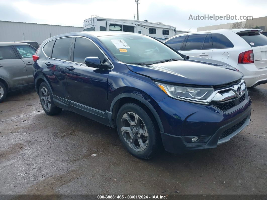 2019 Honda Cr-v Ex Blue vin: 5J6RW1H58KA040068