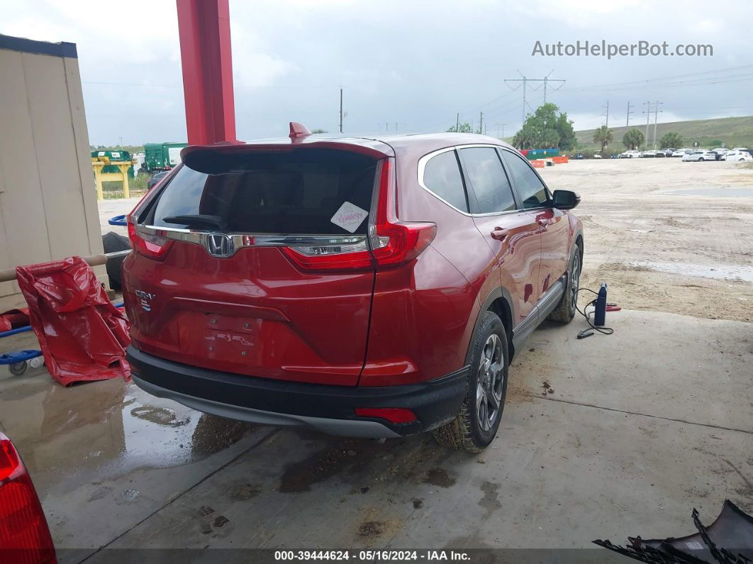 2019 Honda Cr-v Ex Red vin: 5J6RW1H58KL000786