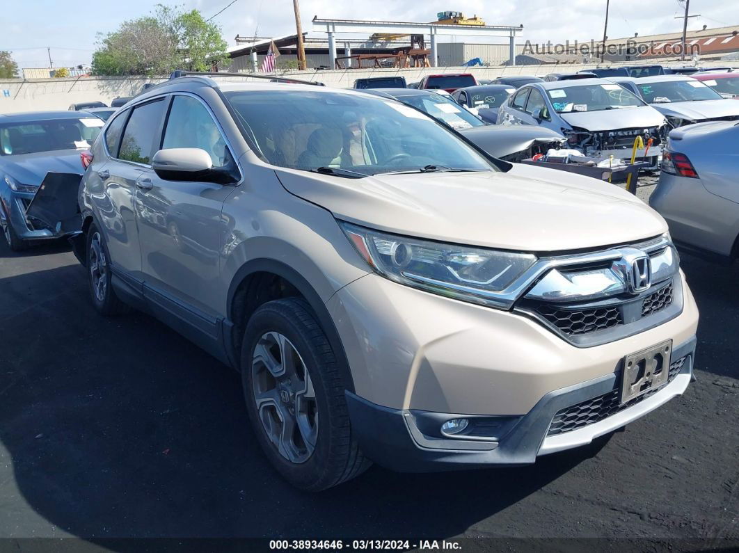 2017 Honda Cr-v Ex Tan vin: 5J6RW1H59HL011532