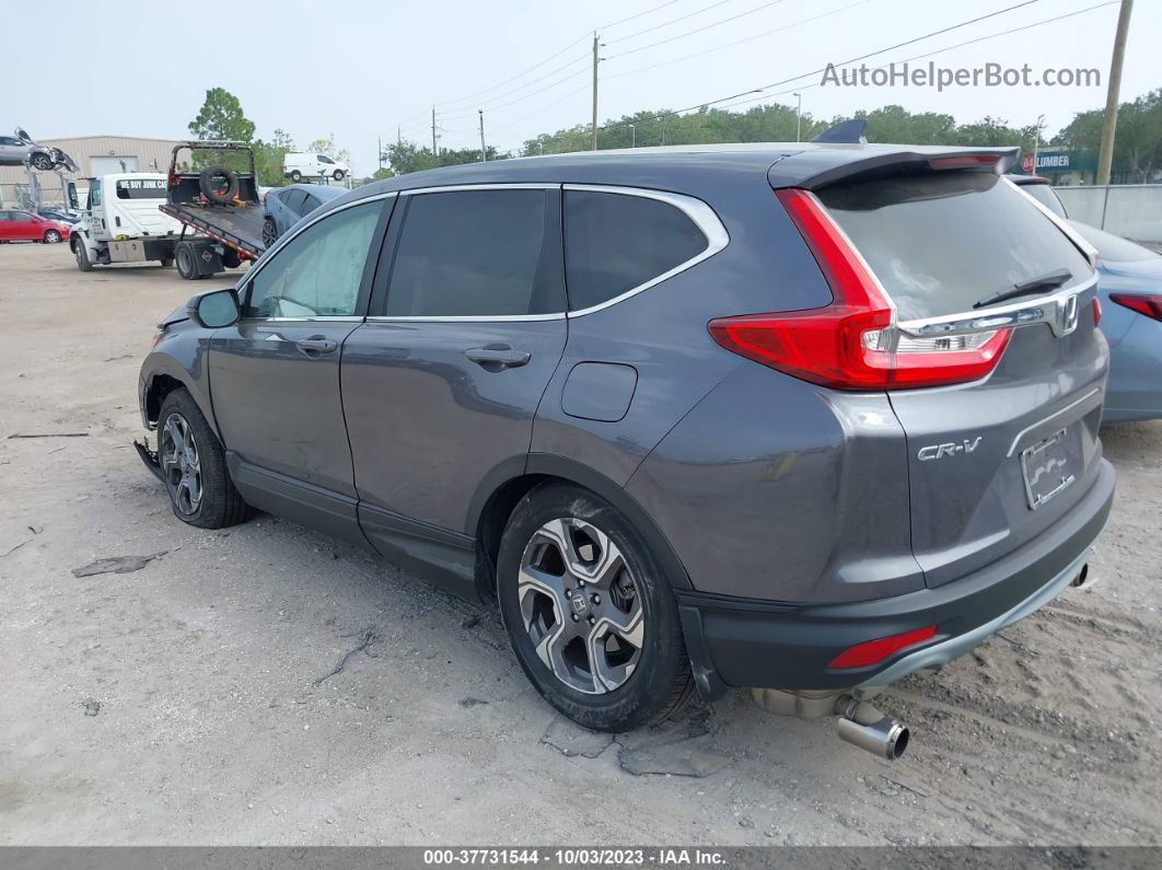 2018 Honda Cr-v Ex Gray vin: 5J6RW1H59JA010821