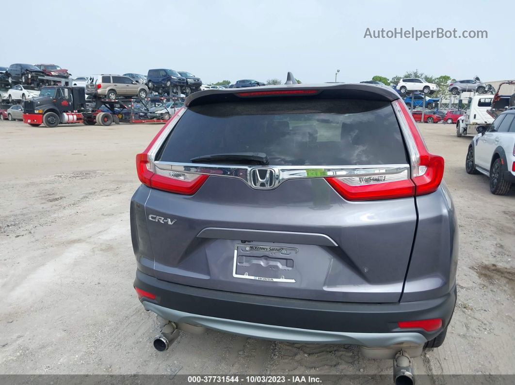 2018 Honda Cr-v Ex Gray vin: 5J6RW1H59JA010821