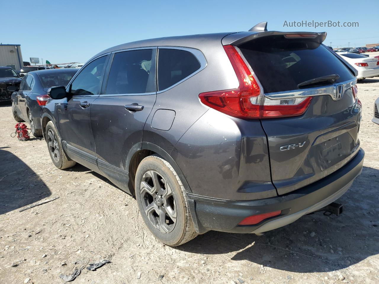 2019 Honda Cr-v Ex Gray vin: 5J6RW1H59KA007595