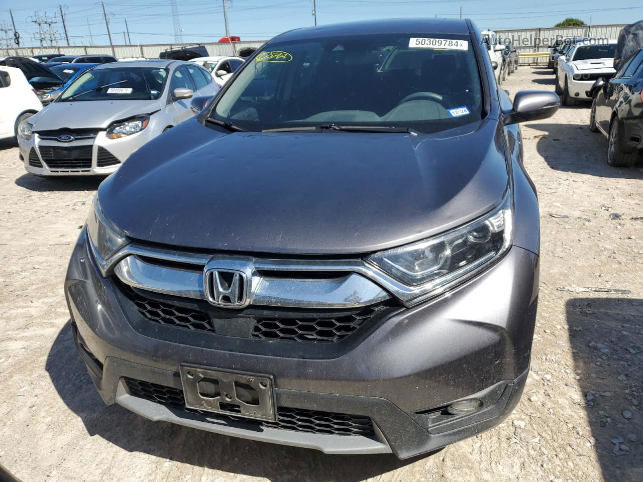 2019 Honda Cr-v Ex Gray vin: 5J6RW1H59KA007595