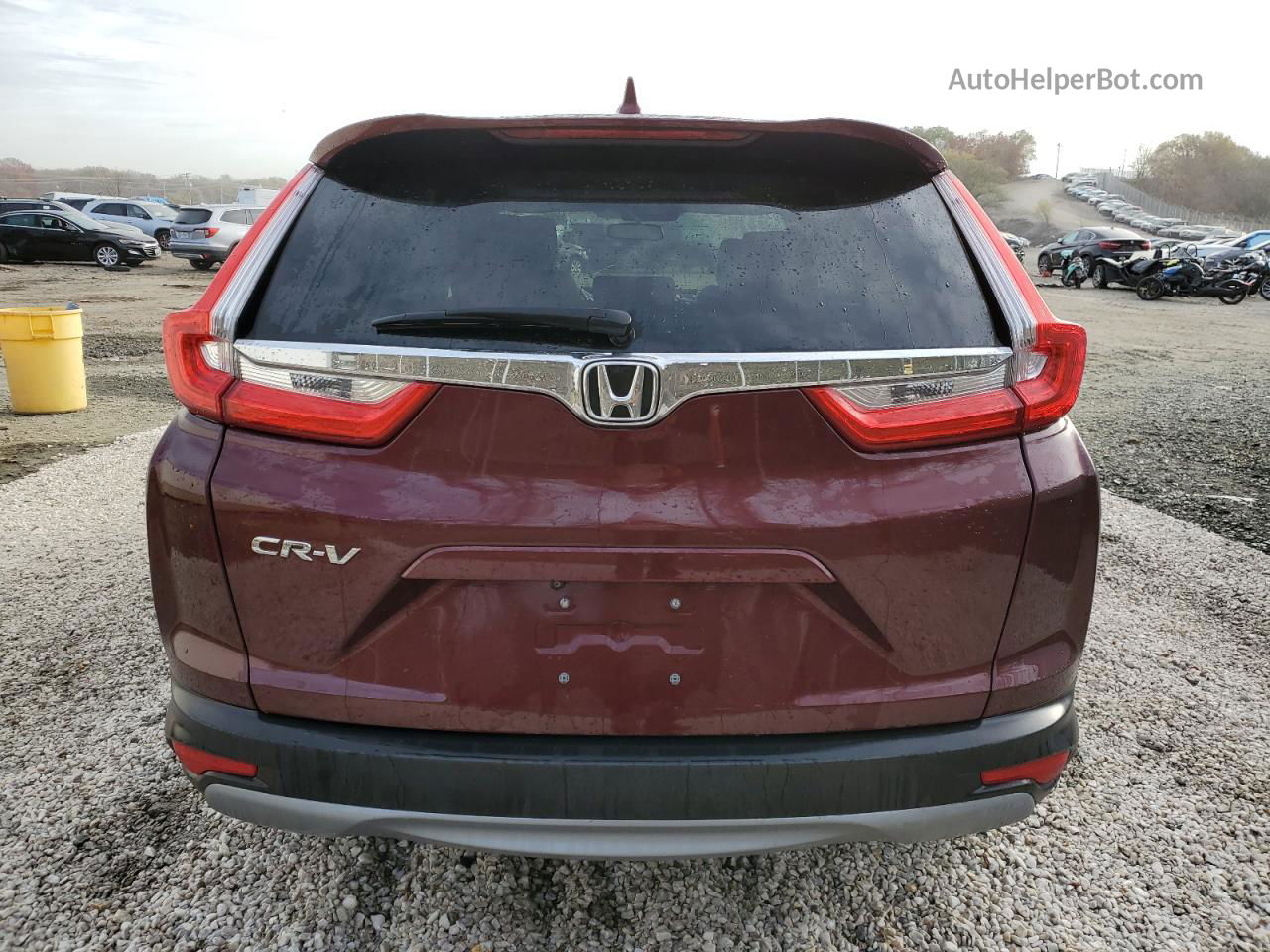 2019 Honda Cr-v Ex Burgundy vin: 5J6RW1H59KL005981