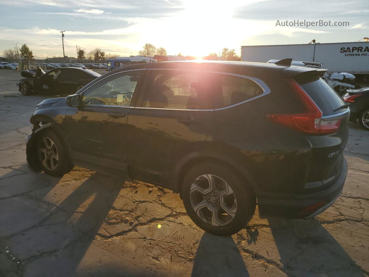 2019 Honda Cr-v Ex Black vin: 5J6RW1H5XKA003796