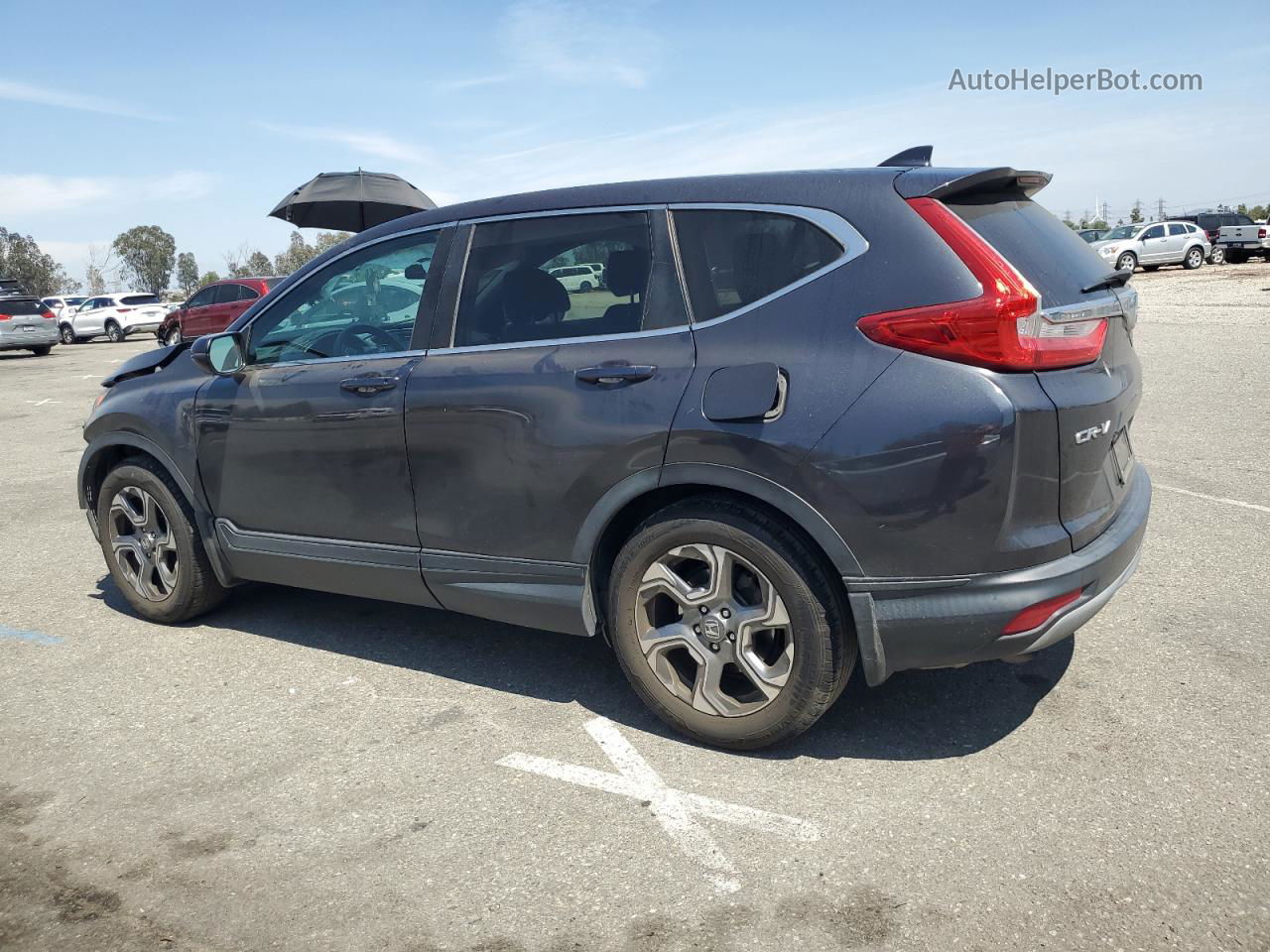 2019 Honda Cr-v Ex Charcoal vin: 5J6RW1H5XKA047720