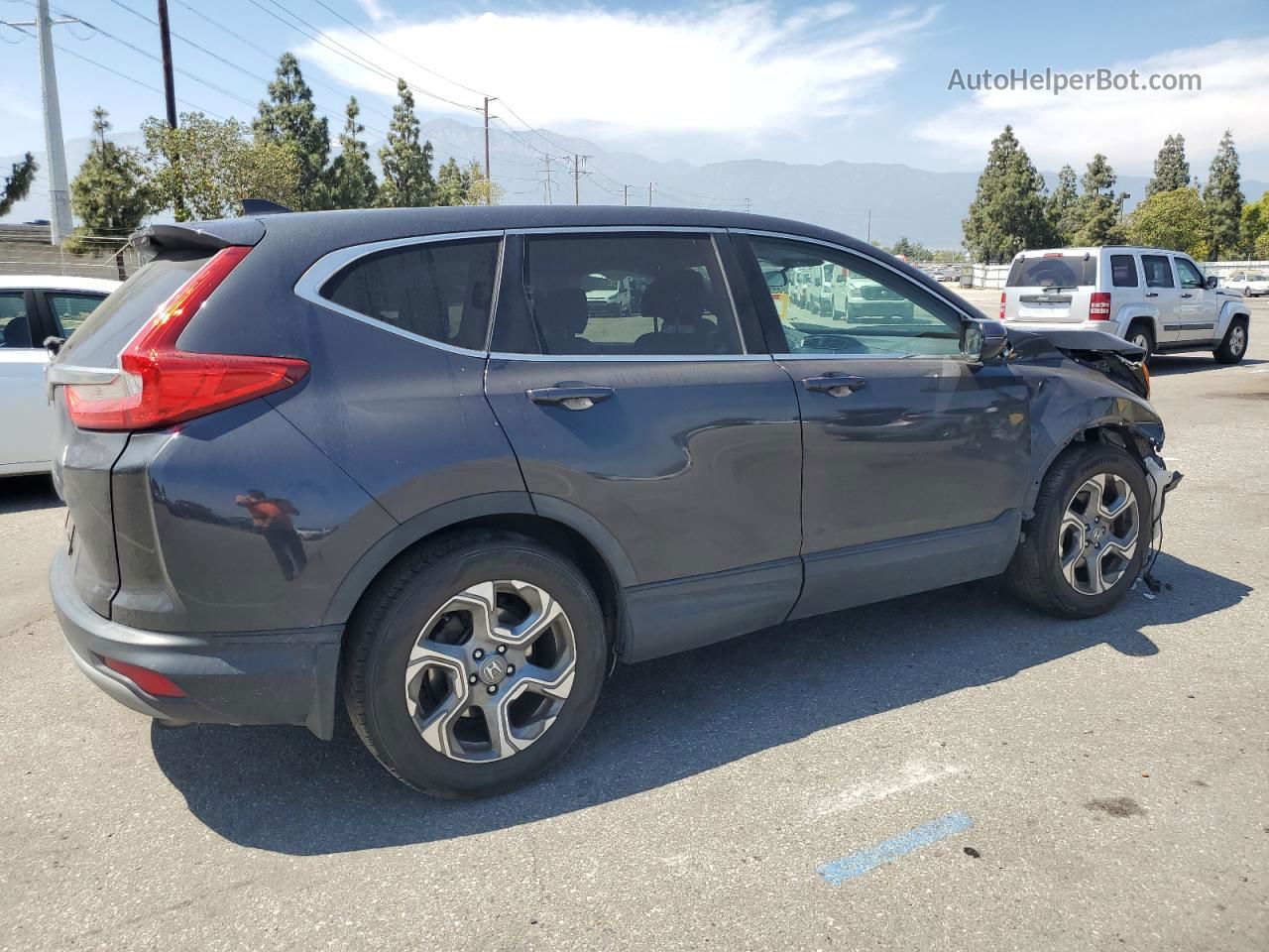 2019 Honda Cr-v Ex Charcoal vin: 5J6RW1H5XKA047720