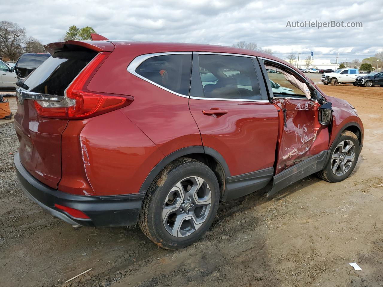 2018 Honda Cr-v Exl Maroon vin: 5J6RW1H80JL011029