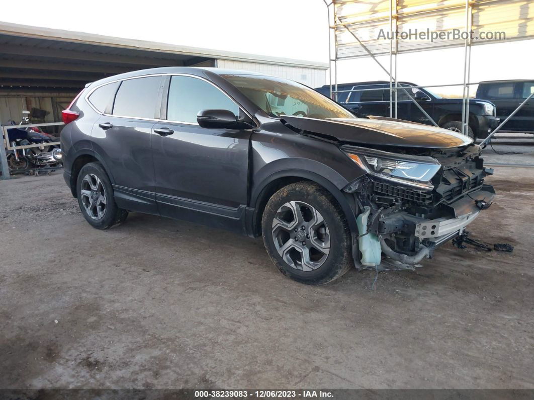 2019 Honda Cr-v Ex-l Gray vin: 5J6RW1H80KA018432