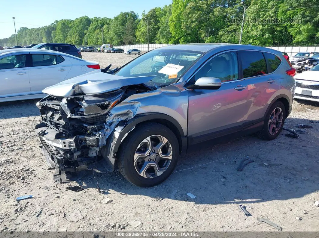 2019 Honda Cr-v Ex-l Silver vin: 5J6RW1H80KA025137