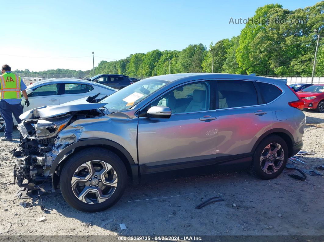 2019 Honda Cr-v Ex-l Silver vin: 5J6RW1H80KA025137