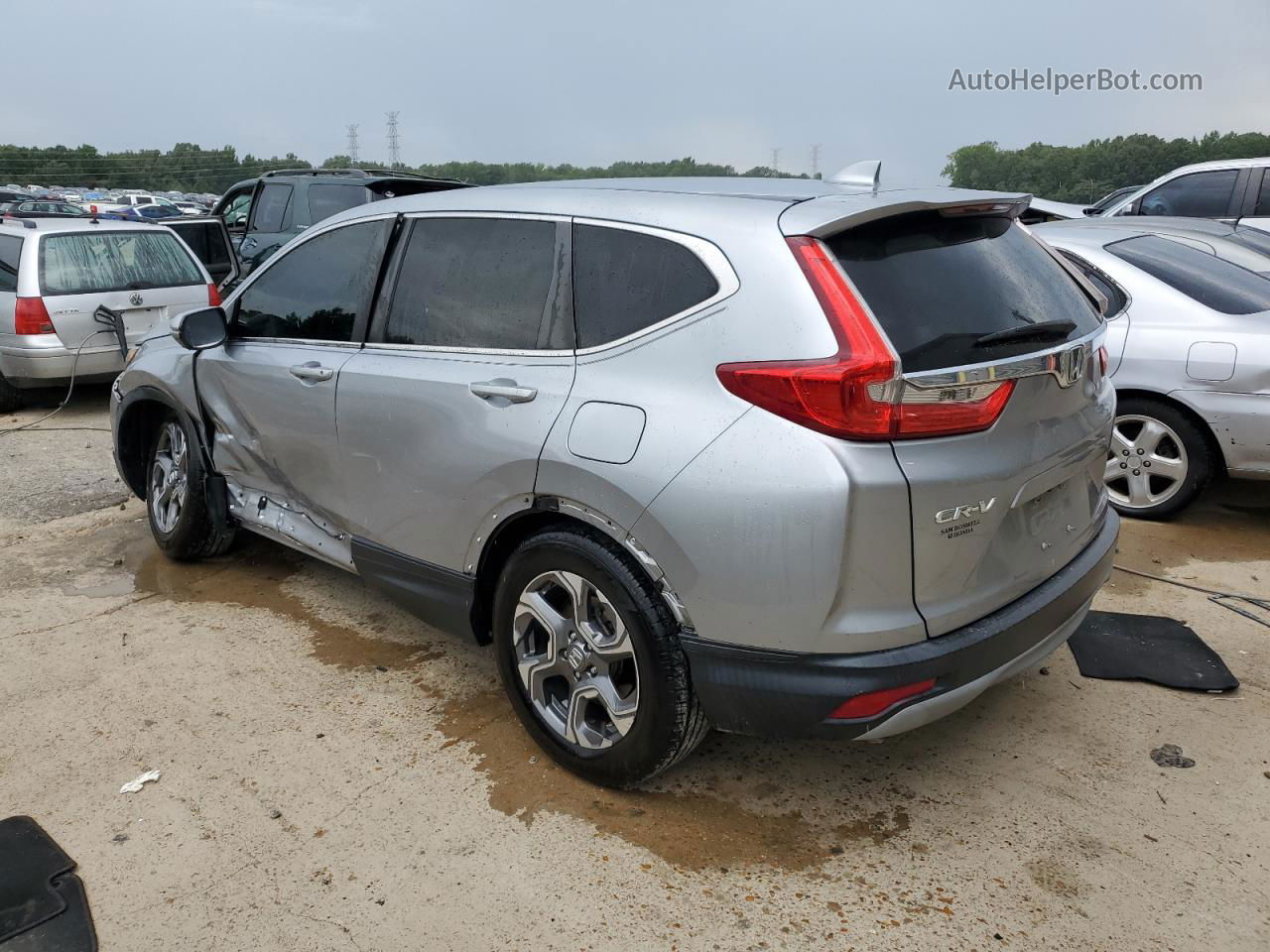 2018 Honda Cr-v Exl Silver vin: 5J6RW1H81JA013366