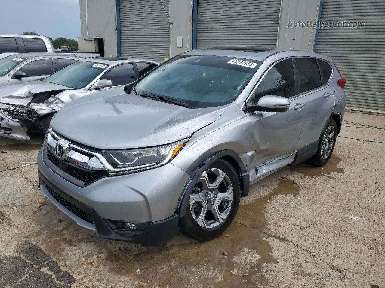 2018 Honda Cr-v Exl Серебряный vin: 5J6RW1H81JA013366