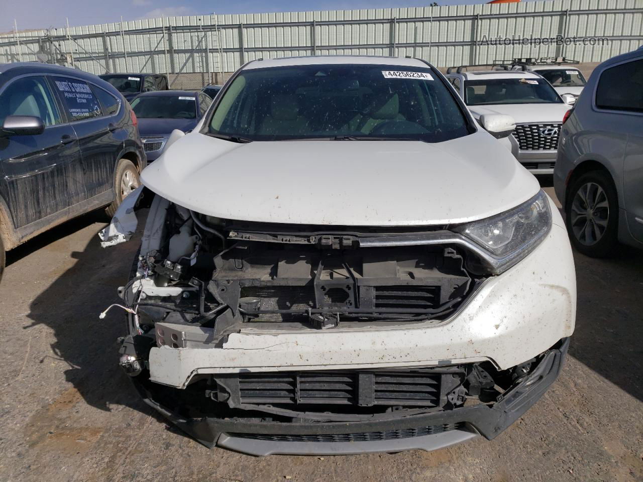 2019 Honda Cr-v Exl White vin: 5J6RW1H81KA046062