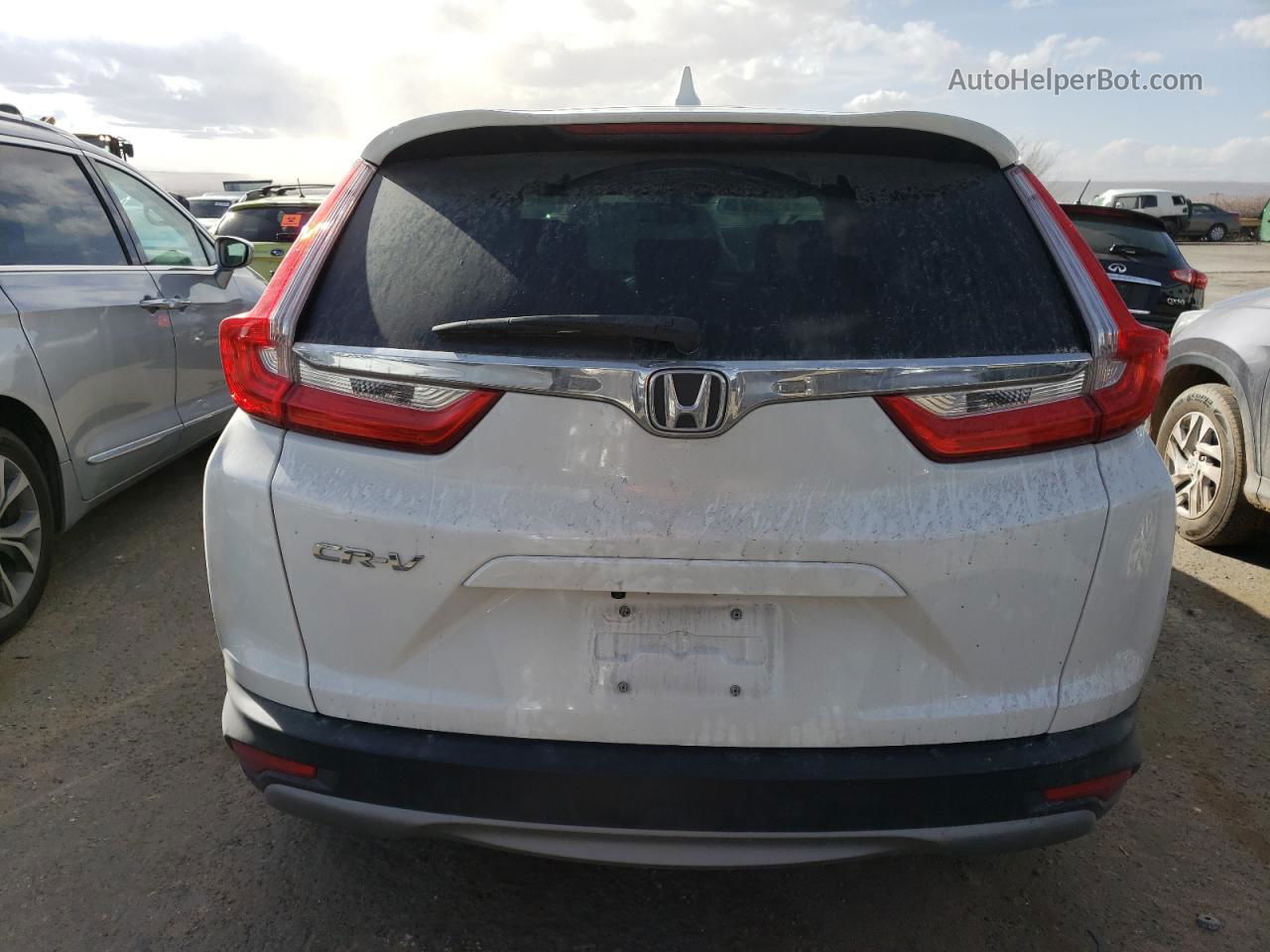 2019 Honda Cr-v Exl White vin: 5J6RW1H81KA046062