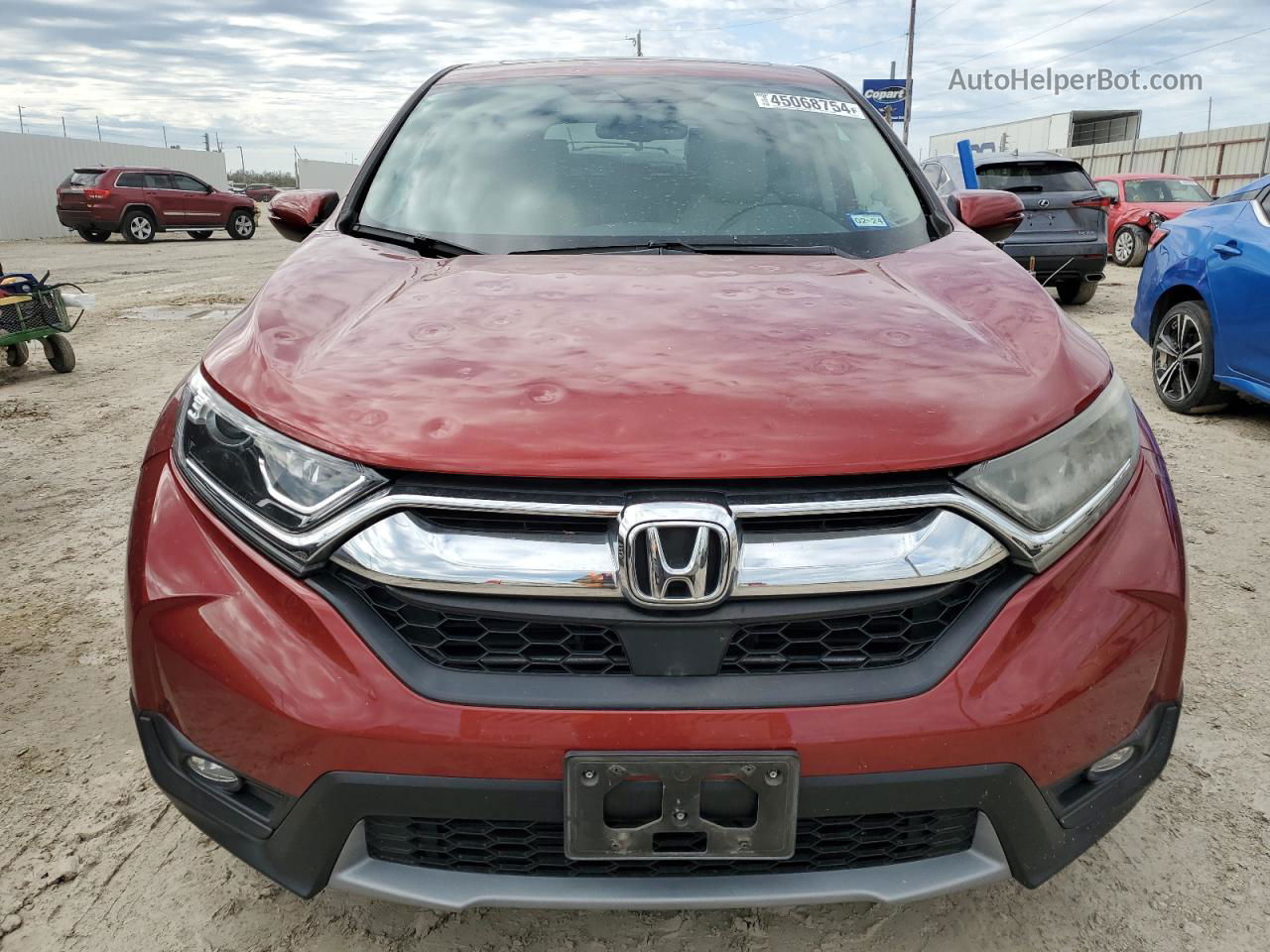 2017 Honda Cr-v Exl Red vin: 5J6RW1H82HL007543