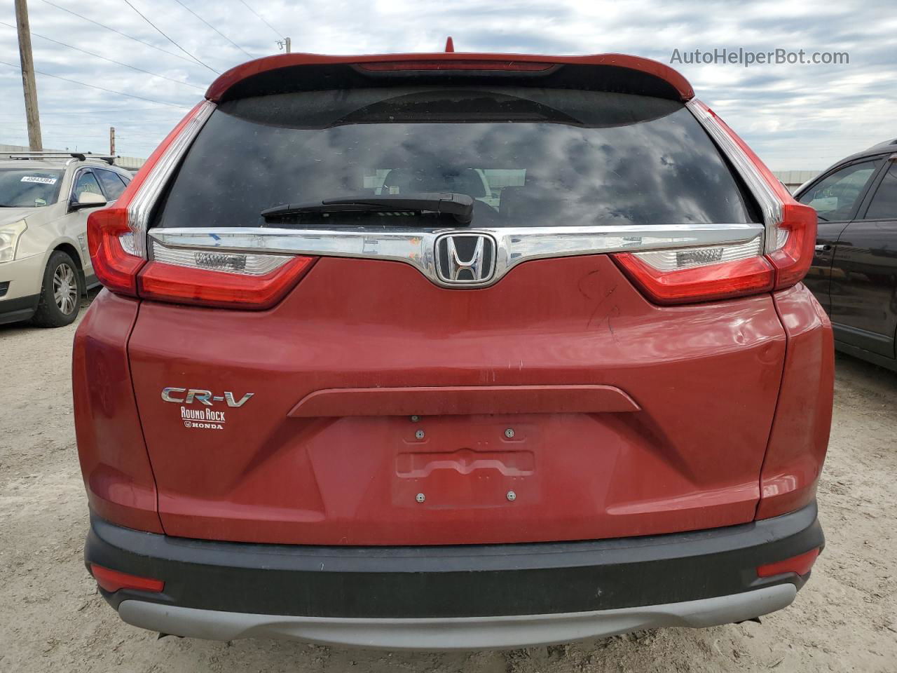 2017 Honda Cr-v Exl Red vin: 5J6RW1H82HL007543