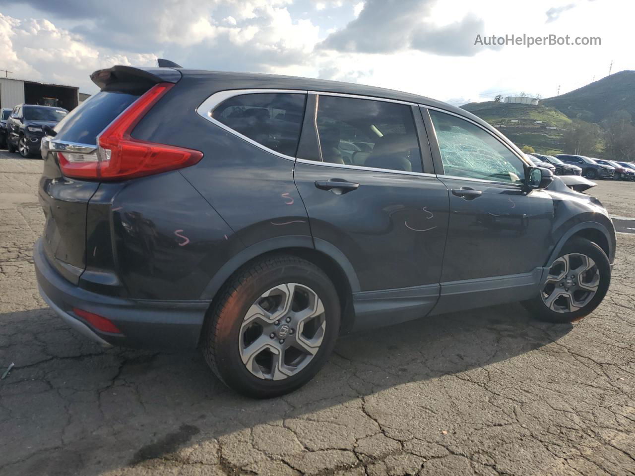 2019 Honda Cr-v Exl Charcoal vin: 5J6RW1H82KA032297