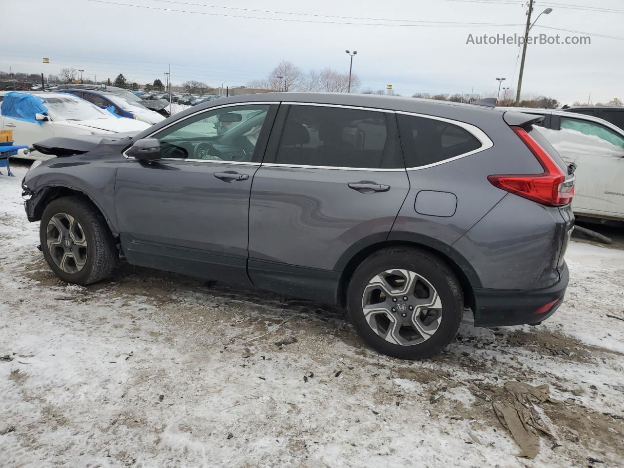 2017 Honda Cr-v Exl Gray vin: 5J6RW1H83HL008586