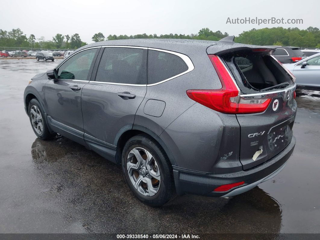 2018 Honda Cr-v Ex-l/ex-l Navi Gray vin: 5J6RW1H83JA001557