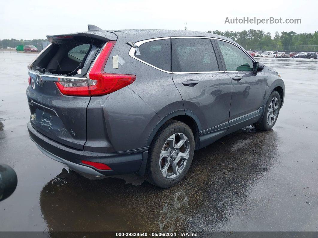 2018 Honda Cr-v Ex-l/ex-l Navi Gray vin: 5J6RW1H83JA001557