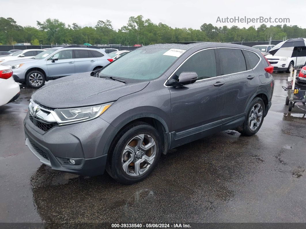 2018 Honda Cr-v Ex-l/ex-l Navi Gray vin: 5J6RW1H83JA001557