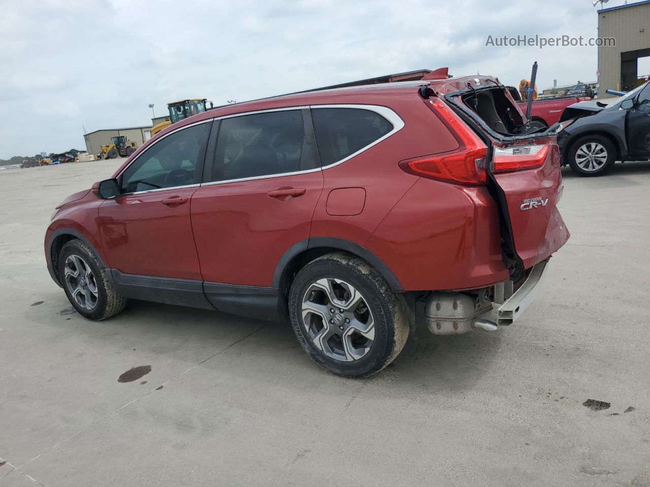 2019 Honda Cr-v Exl Red vin: 5J6RW1H83KL003038