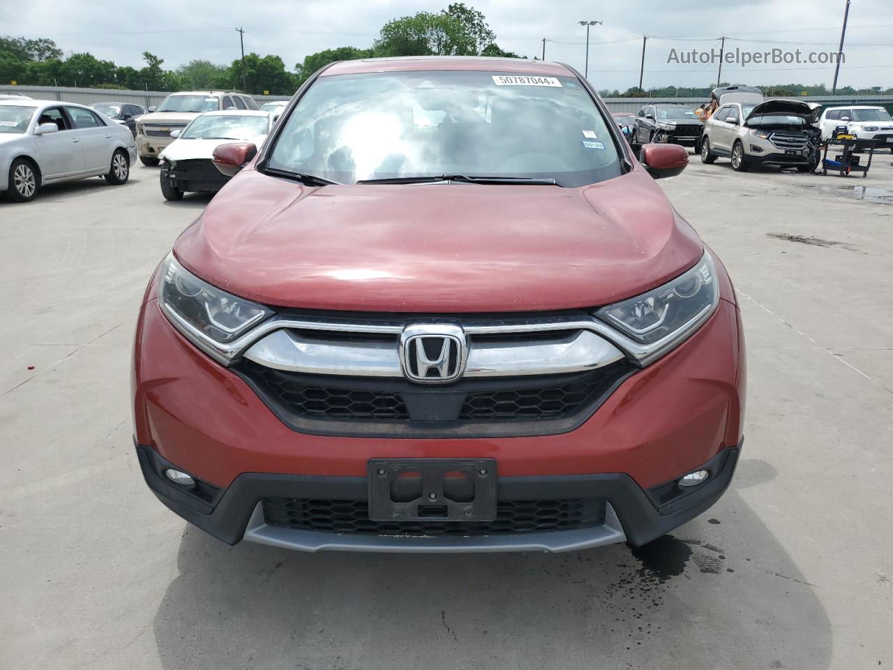 2019 Honda Cr-v Exl Red vin: 5J6RW1H83KL003038