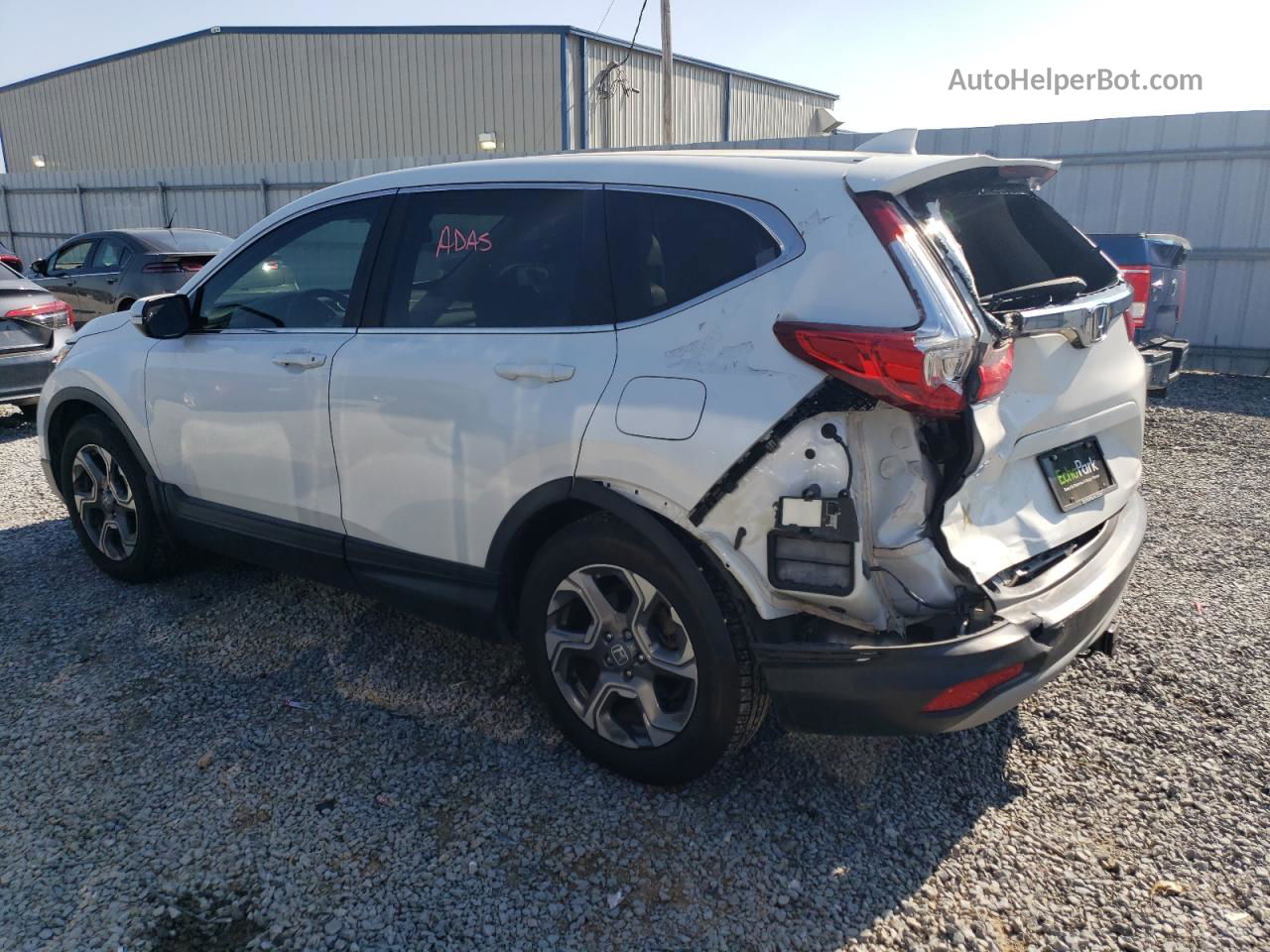 2019 Honda Cr-v Exl White vin: 5J6RW1H83KL007042