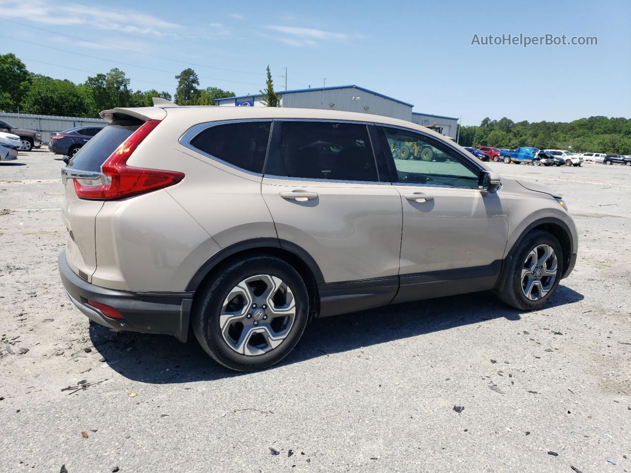 2018 Honda Cr-v Exl Бежевый vin: 5J6RW1H84JL008053