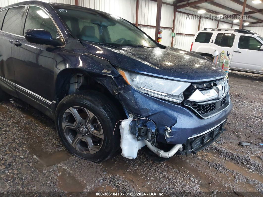 2019 Honda Cr-v Ex-l Blue vin: 5J6RW1H84KA044970