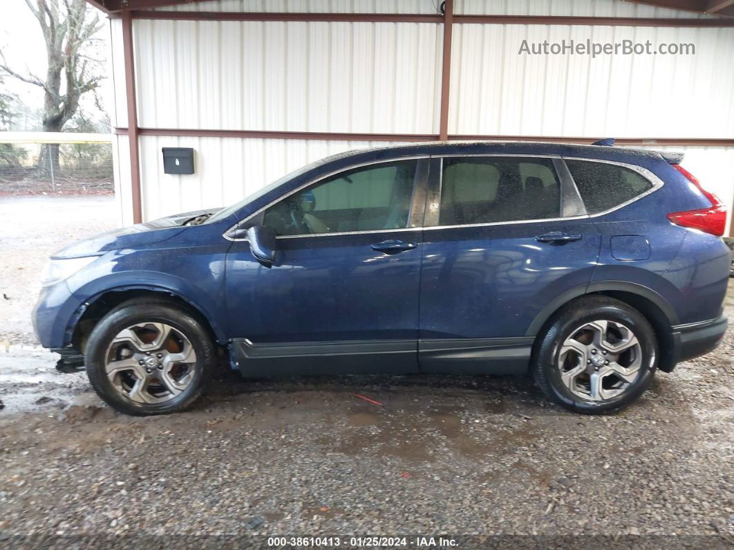 2019 Honda Cr-v Ex-l Blue vin: 5J6RW1H84KA044970