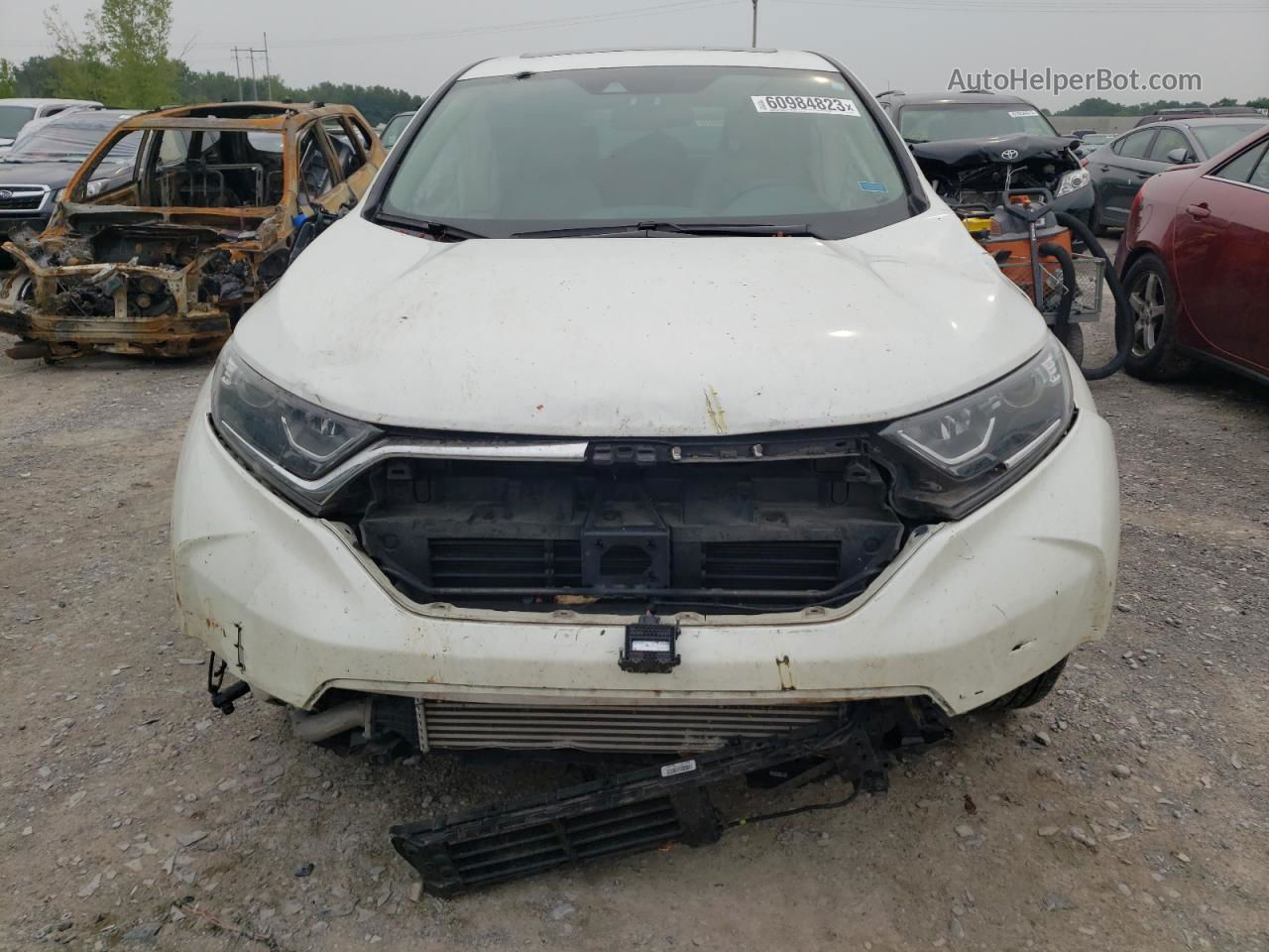 2017 Honda Cr-v Exl White vin: 5J6RW1H85HL015006