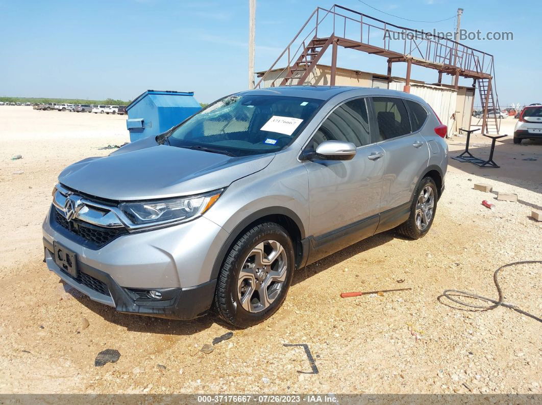 2019 Honda Cr-v Ex-l Silver vin: 5J6RW1H85KA011041