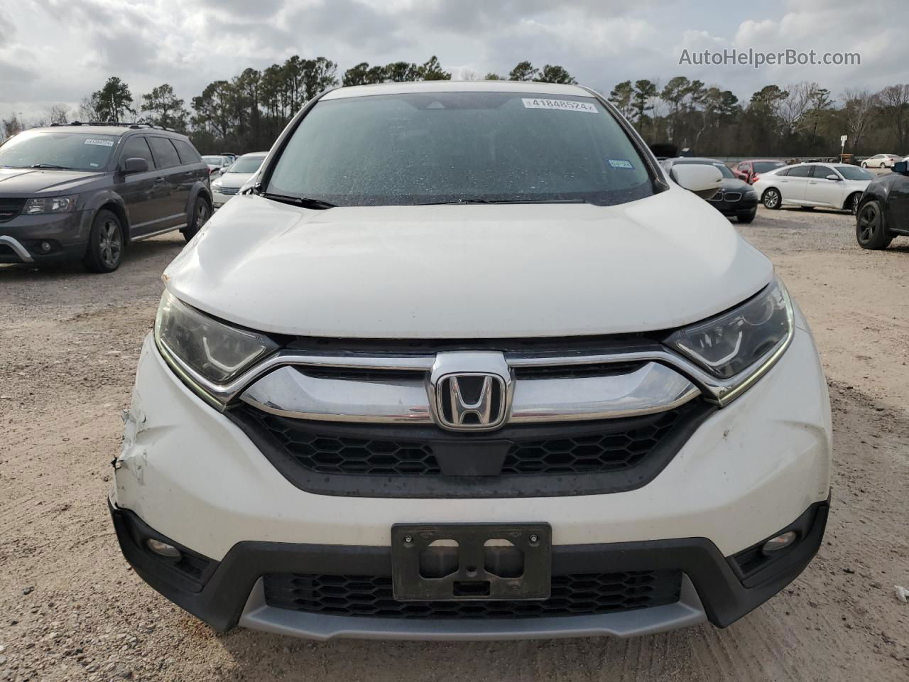 2018 Honda Cr-v Exl Белый vin: 5J6RW1H86JL003517