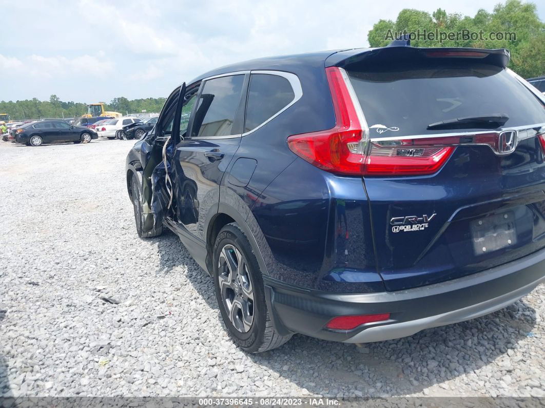 2019 Honda Cr-v Ex-l Blue vin: 5J6RW1H86KA002980