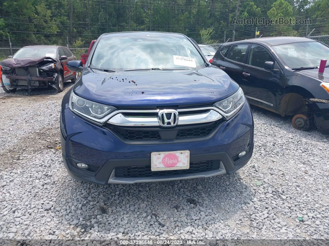 2019 Honda Cr-v Ex-l Blue vin: 5J6RW1H86KA002980