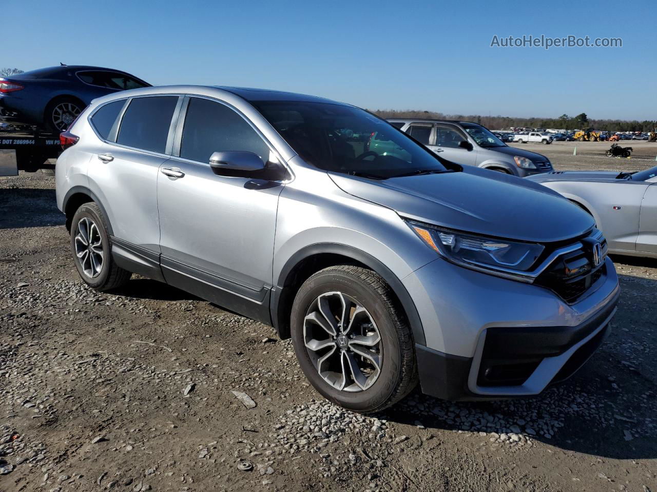 2020 Honda Cr-v Exl Silver vin: 5J6RW1H86LA003161