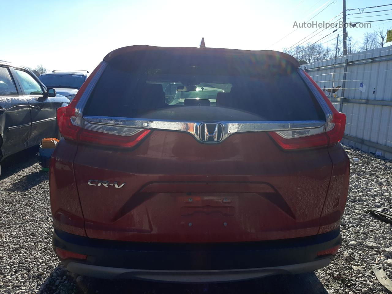 2018 Honda Cr-v Exl Red vin: 5J6RW1H87JL003364