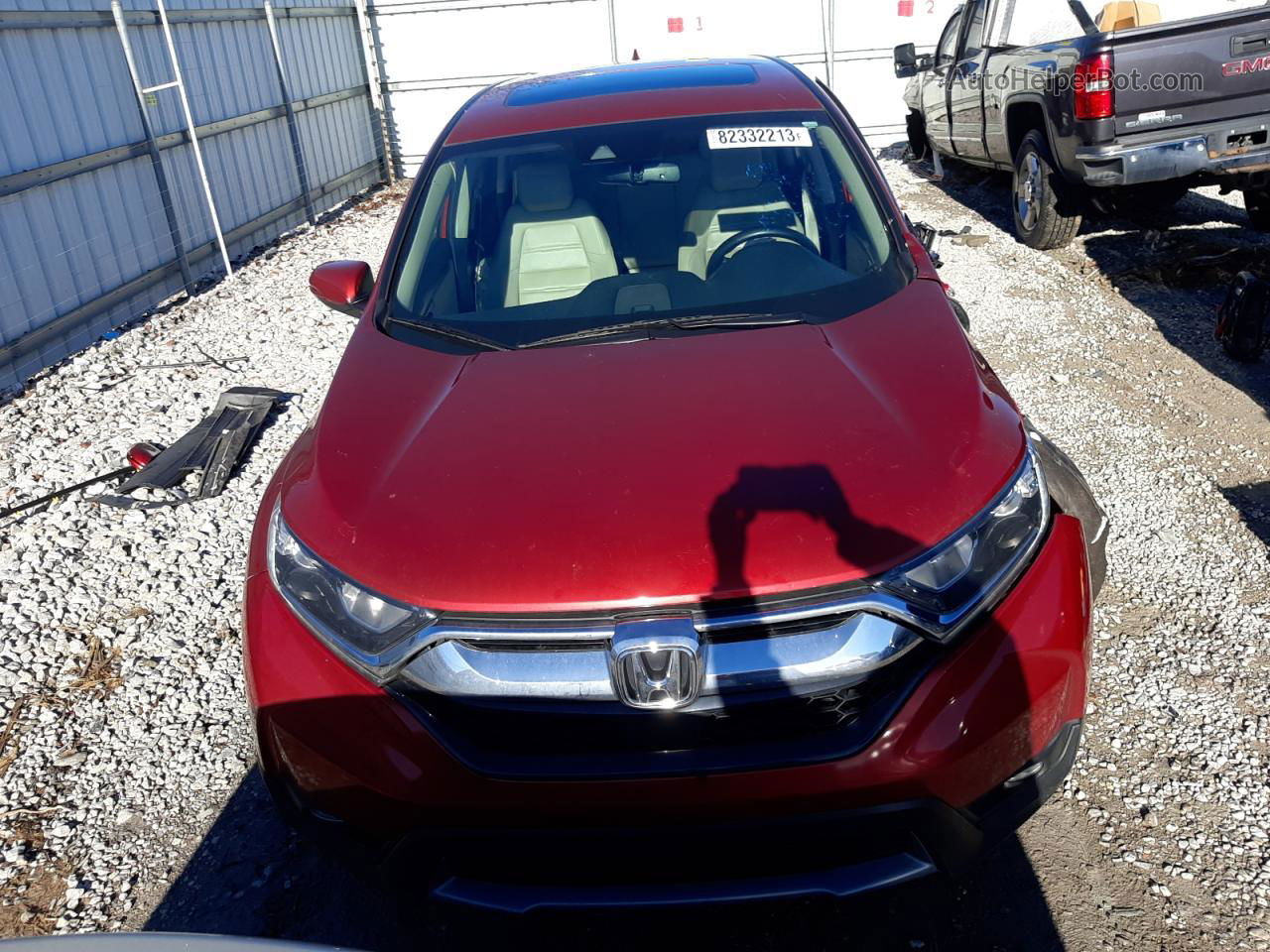 2018 Honda Cr-v Exl Red vin: 5J6RW1H87JL003364