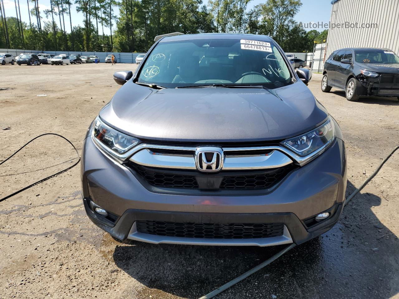 2018 Honda Cr-v Exl Серый vin: 5J6RW1H88JA001098