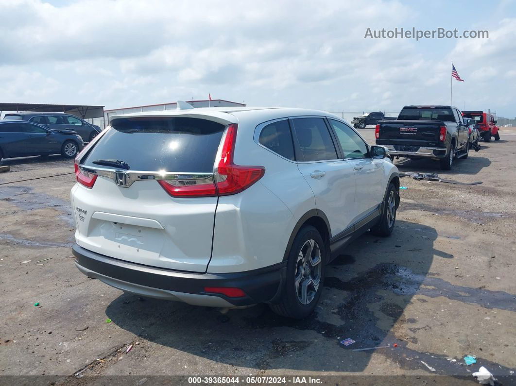 2019 Honda Cr-v Ex-l White vin: 5J6RW1H88KA010028