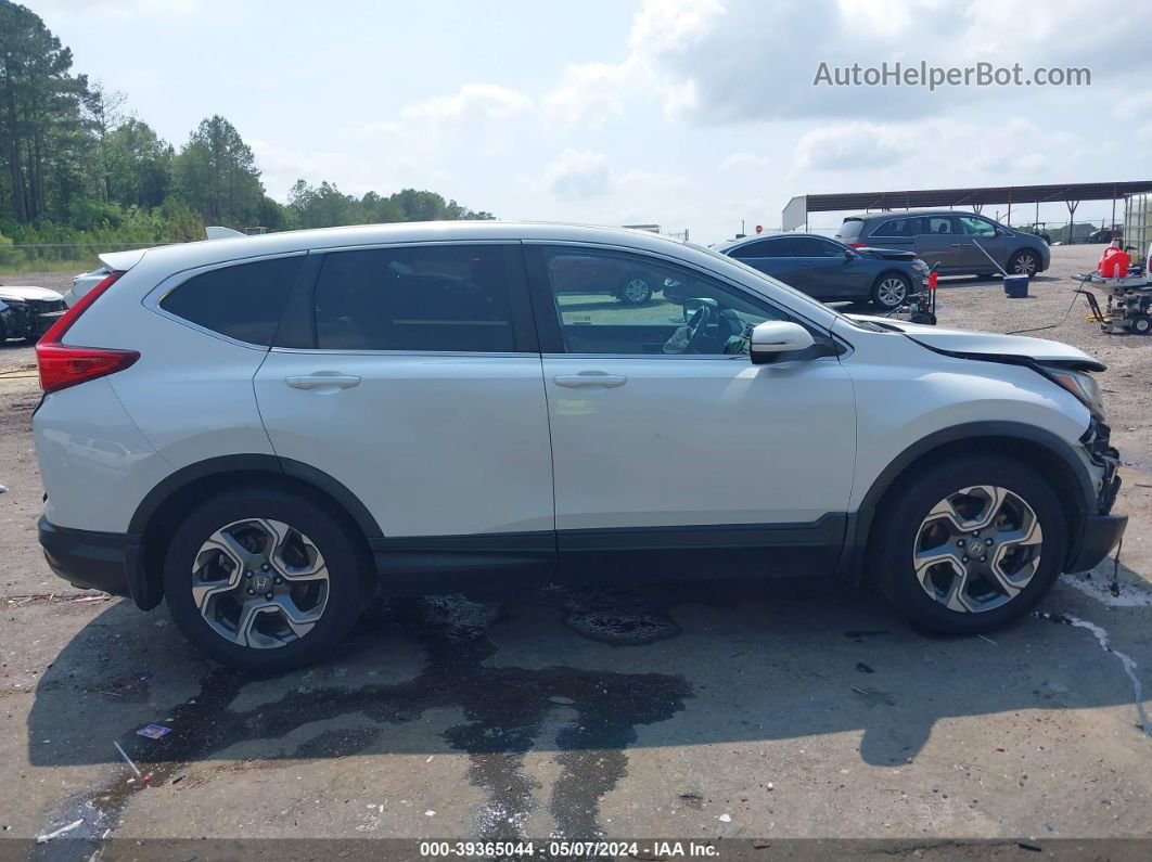 2019 Honda Cr-v Ex-l White vin: 5J6RW1H88KA010028