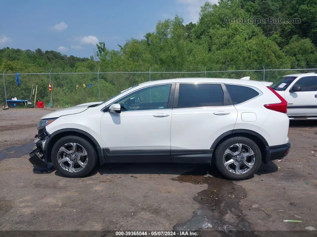 2019 Honda Cr-v Ex-l White vin: 5J6RW1H88KA010028