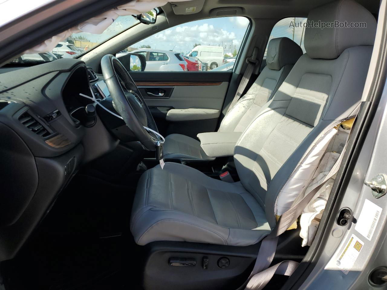 2019 Honda Cr-v Exl Silver vin: 5J6RW1H88KA034488