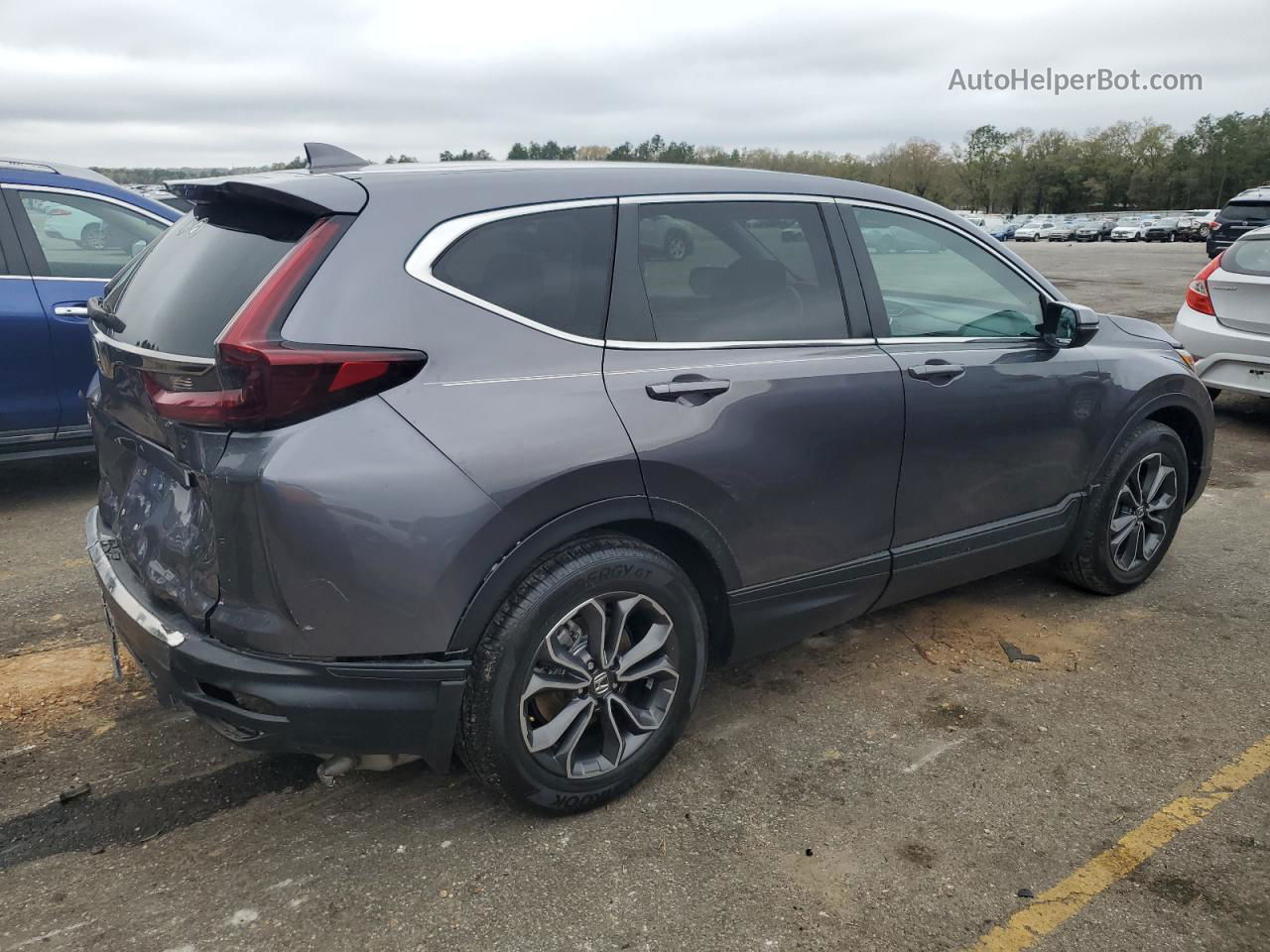 2020 Honda Cr-v Exl Серый vin: 5J6RW1H88LL005059