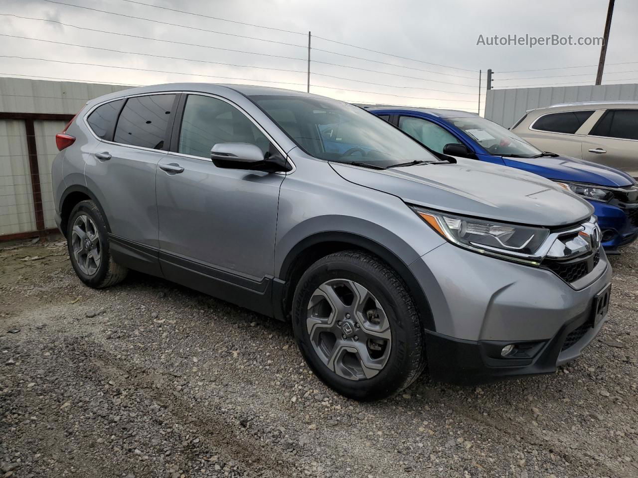 2019 Honda Cr-v Exl Silver vin: 5J6RW1H89KA015433