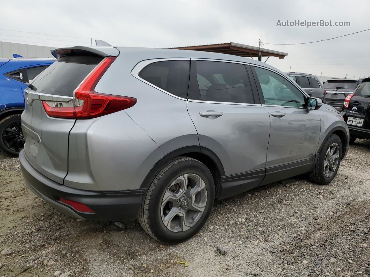 2019 Honda Cr-v Exl Silver vin: 5J6RW1H89KA015433