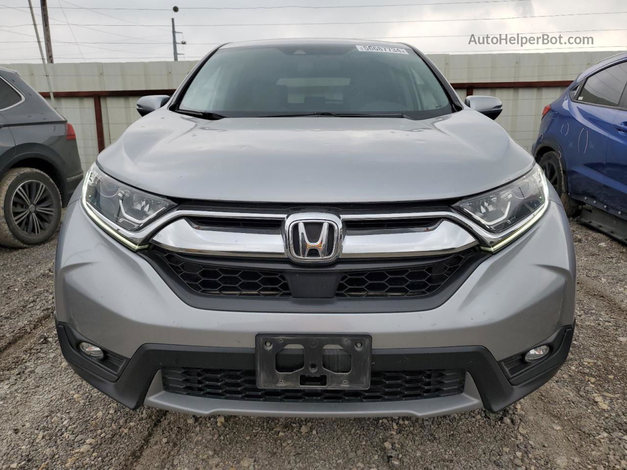 2019 Honda Cr-v Exl Silver vin: 5J6RW1H89KA015433