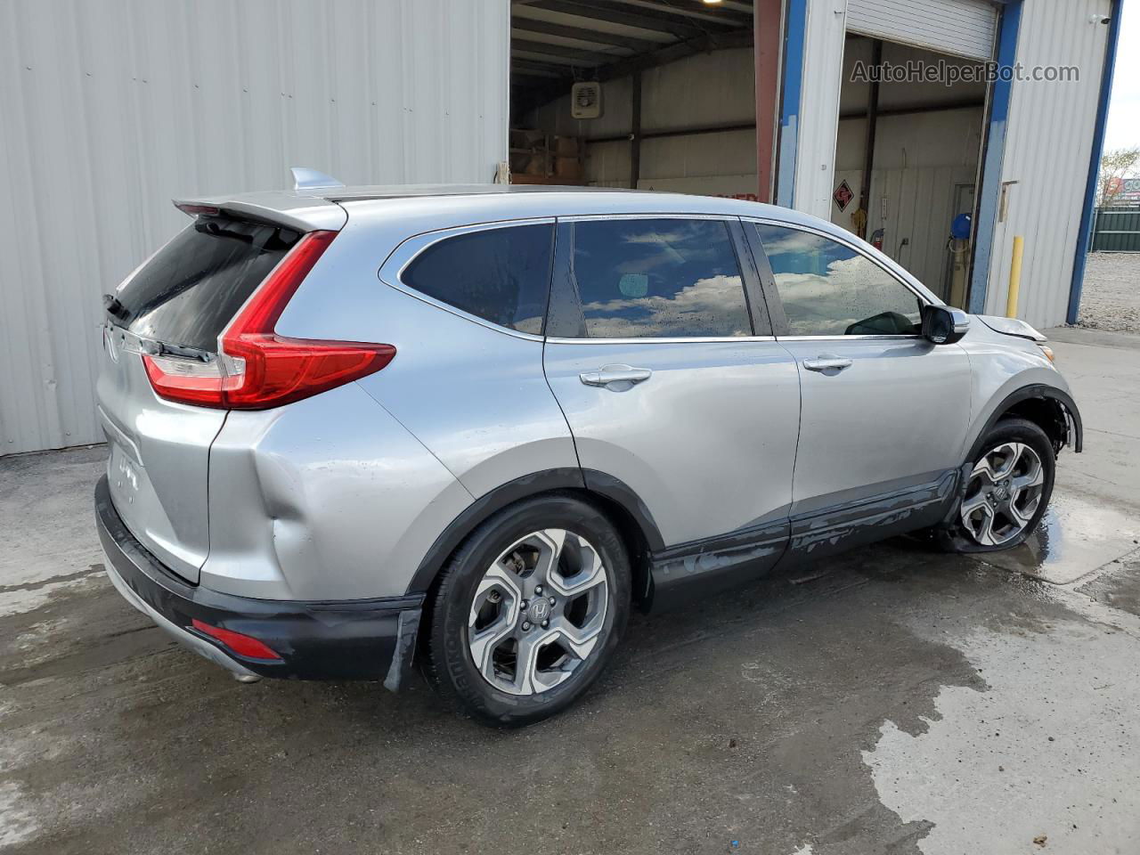 2019 Honda Cr-v Exl Silver vin: 5J6RW1H89KA028747